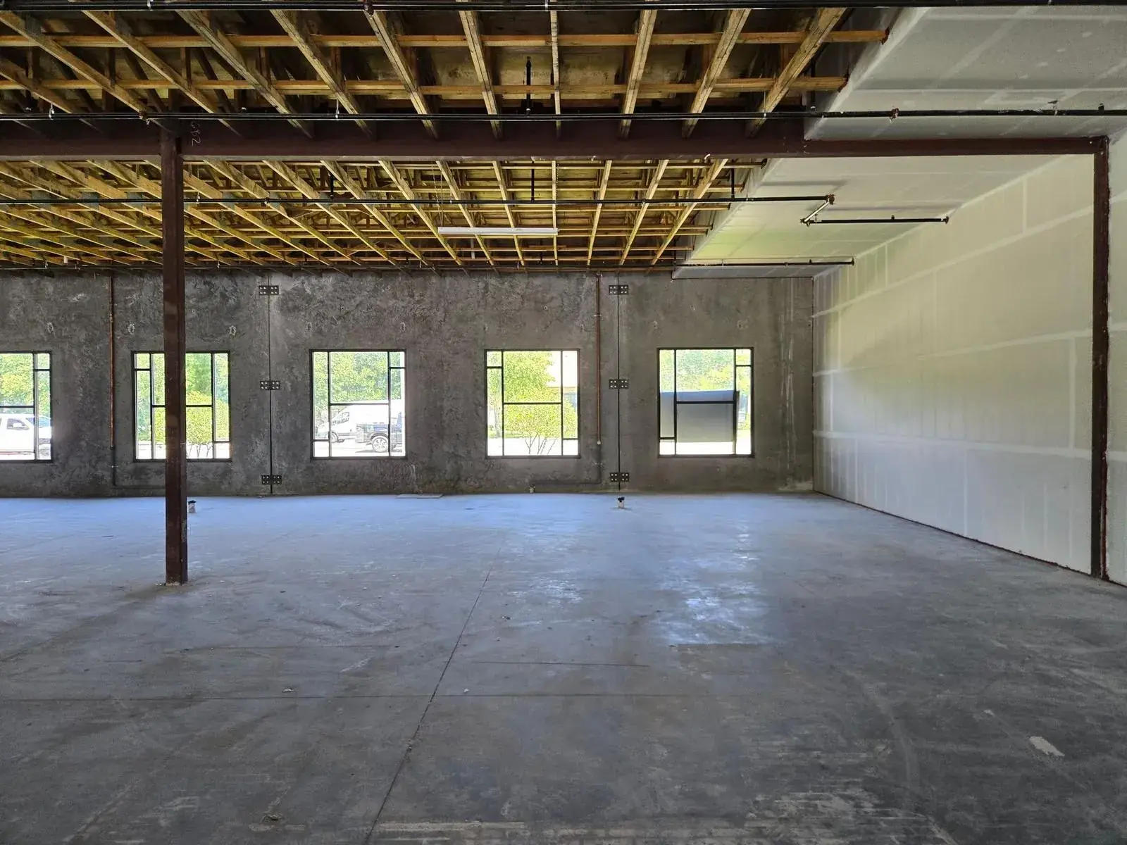 Commercial interior captured as survey-grade point cloud data during a UK measured building survey