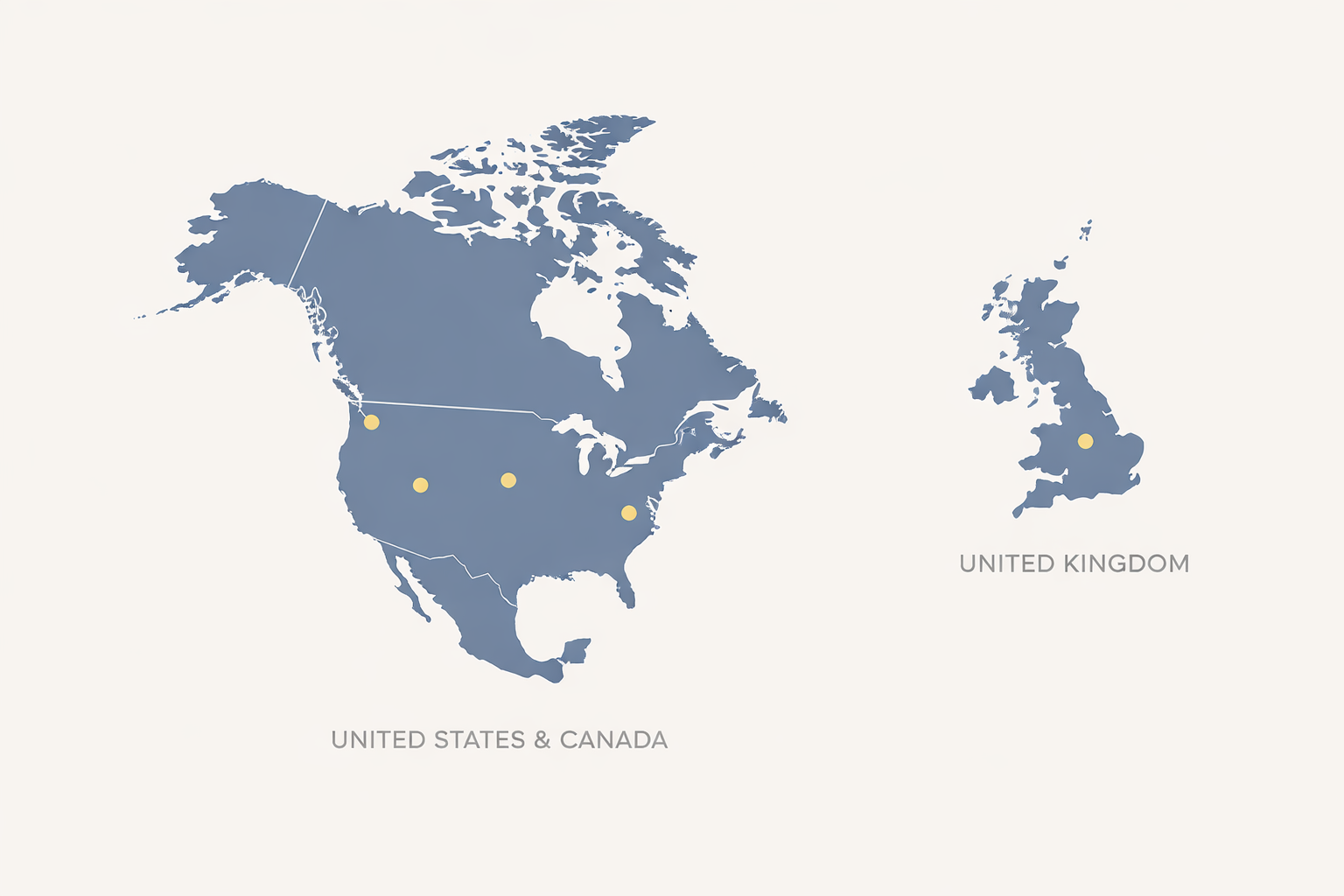 Alturascope site survey coverage map showing nationwide operations across all 50 US states, Canada, and the United Kingdom